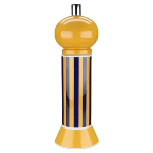 Pepper Mill Large Ochre with Blue Zassenhaus Kitchen Aid - Picture 1 of 1