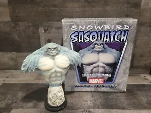Marvel Bowen Mini-Bust Snowbird Variante di trasmutazione Sasquatch #1491/2000 - Foto 1 di 12