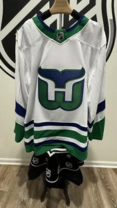 2023-24 Hartford Whalers Gordie Howe Adidas Authentic NWT 50 Jersey! 🔥stitched! - Picture 1 of 11