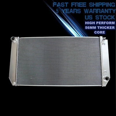 Radiador 2 piezas 56 mm para 94-02 Chevy GMC C K 1500 2500 3500 V8 6,5 L turbo diésel Foto 1 de 4