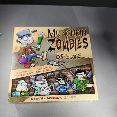 SJG Munchkin Munchkin Zombies Deluxe Steve Jackson Games - COMPLETE - Image 1 of 4