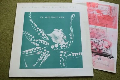 THE DEEP FREEZE MICE – SAW A RANCH HOUSE BURNING LAST NIGHT LP – Nr MINT UK 1983 - Image 1 of 2