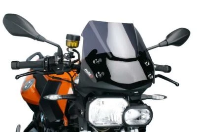 Defletor de para-brisa Puig Sport tela fumaça escura BMW F800 R 2009 - 2014 - Imagem 1 de 4