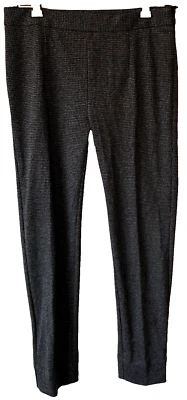 Brooks Brothers 正装裤子女式 2 码灰色黑色格子侧拉链职业 — 第 1/4 张图片