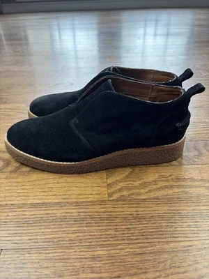 Zapatos sin cordones Franco Sarto Cliff para mujer talla 9,5 de gamuza negra Foto 1 de 4