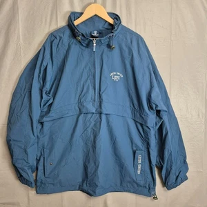 Leeds United Training Jacket Blue Rain Jacket Official Size L - Picture 1 of 16