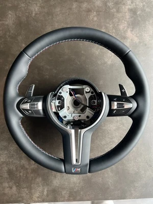 BMW M sport steering wheel with shift paddles 3 F30 F31 F34 4 F32 F33 F36 Nappa - Image 1 of 4