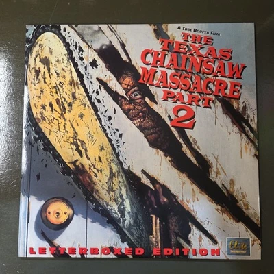 Texas Chainsaw Massacre Part 2 Rare Horror Laserdisc — 第 1/4 张图片