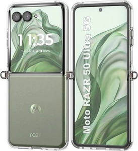 Case for Motorola Moto RAZR 50 Ultra 5G Case Clear TPU Protector Cover - Picture 1 of 7