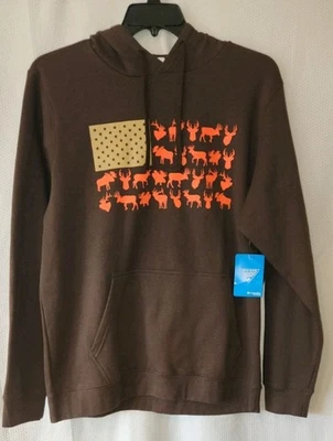 New With Tag Men's  Columbia PHG Game Flag II Hoodie Brown Hunting Size Large - Image 1 of 4