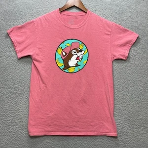 Camiseta gráfica BUC-EE’S para hombre rosa mediana Bananas for Buc-ee’s 100 % algodón - Imagen 1 de 7