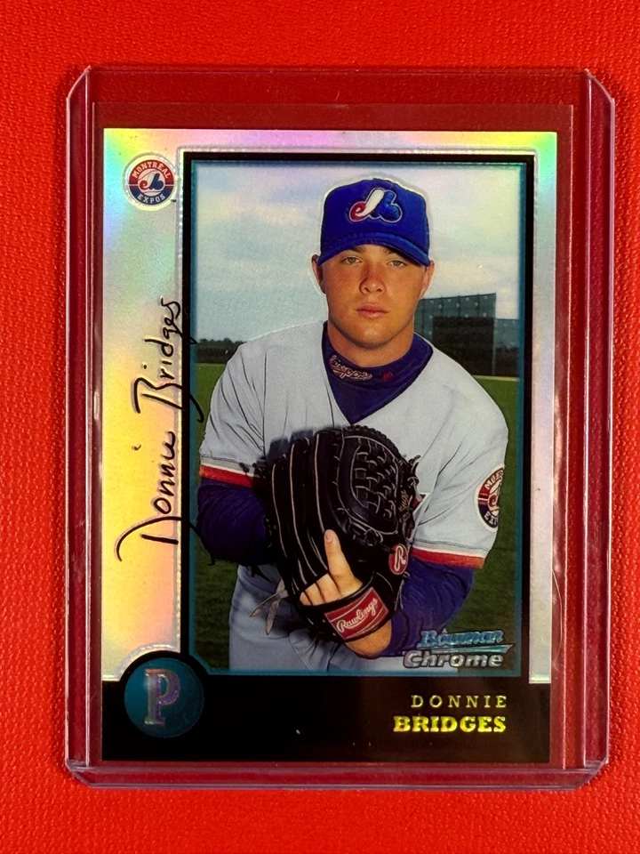 1998 Bowman Chrome Rookie Donnie Bridges #306 (RC) - Refractor - Image 1 of 2