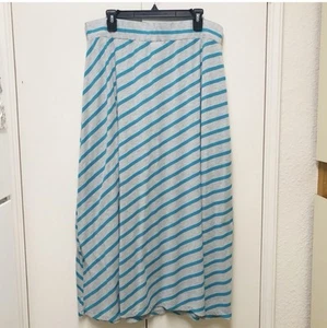 Faded Glory woman’s pull on striped skirt size L/G - Picture 1 of 5