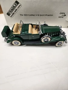Franklin MINT 1932 Cadillac V16 Sport Phaeton 1/24 DIECAST - Picture 1 of 5