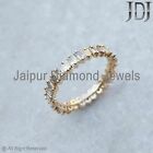 14k Yellow Gold Wedding Band Ring Natural Baguette Diamond Jewelry Gift For Her