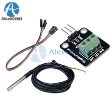 DS18B20 Temperature Sensor Probe WaterProof Plugable Terminal Adapter Module