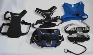 Lot of 5 Dog Harnesses Five Different Brands Size Medium & XL - Picture 1 of 3