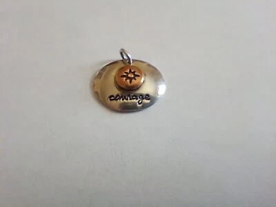 Кулон «Мужество» из чистого серебра и меди от Far Fetched Jewelry - Изображение 1 из 4