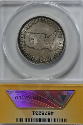 1953-S  .50   ANACS  MS 65  WASHINGTON-CARVER    Classic Silver Commemorative   - Image 1 of 2