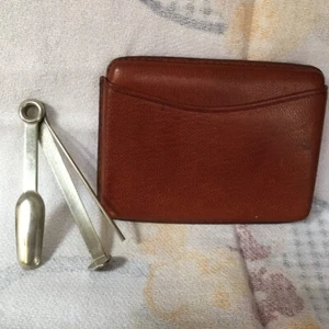 PITILLERA CIGARETTE BOX LEATHER PIEL VINTAGE & PIPE TOOL - Imagen 1 de 16