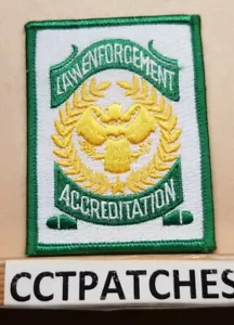 LAW ENFORCEMENT ACCREDITAION (GREEN) PATCH - Picture 1 of 2