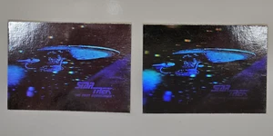 1991 Star Trek Hologram H2 The Legend Continues Set of 2 NM - Picture 1 of 10
