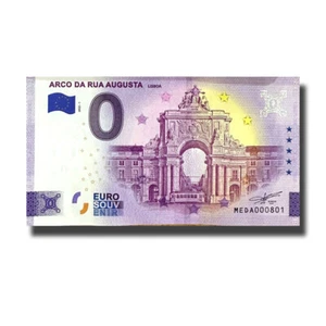 Billete de recuerdo de 0 euros Arco Da Rua Augusta Portugal MEDA 2022-1 - Imagen 1 de 3