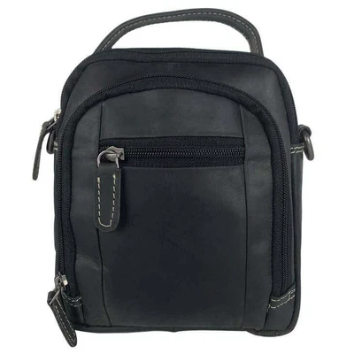 Jonathan Men's Leather Crossbody Shoulder Bag - Image 1 of 4