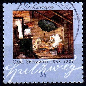 2648 sellado perfecto sello completo Alemania año 2008 Carl Spitzweg /114 - Imagen 1 de 1