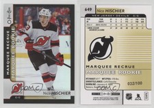 2017-18 Upper Deck O-Pee-Chee Update Black Rainbow Foil Nico Hischier Rookie RC