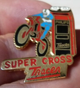 SCHÖNE PINS MOTORRAD SUPER CROSS TRACER VERSION EGF - Bild 1 von 3