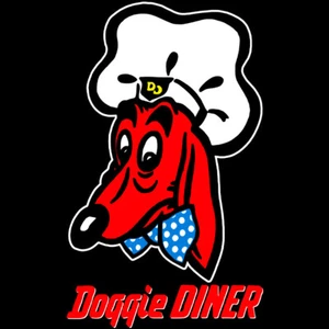 Camisa Color Doggie Diner San Francisco Long Gone Fast Food Shop Dachshund NF545 - Imagen 1 de 5