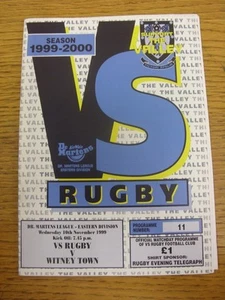 10/11/1999 Valley Sports Rugby v Witney Town  . Any faults with this item have b - Picture 1 of 1