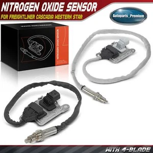 2x Inlet & Outlet Nitrogen Oxide Sensor for Freightliner Cascadia Western Star - Picture 1 of 12