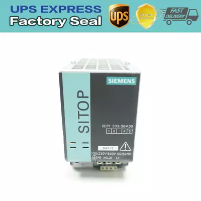 6EP1333-3BA00 SIEMENS Sitop Power 120-230v-ac 5a Amplifier 24v-dc 120w 1 Pcs Zy - Image 1 of 4