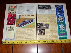 1993 SALEEN CONVERTIBLE SPYDER SUPERCHARGED - ORIGINAL ARTICLE - Picture 1 of 2