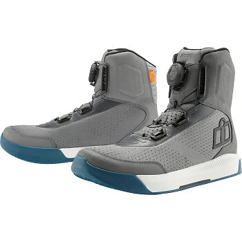 *FREE SHIPPING* ICON OVERLORD BOOTS GRAY PICK YOUR SIZE - Image 1 of 3
