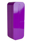Clinique Purple "C" Logo Shape Print Plastic Cosmetic Makeup Travel Case