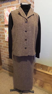 Vintage Skirt & Vest Orvis Size M Vest, Skirt Size 10 - Picture 1 of 12