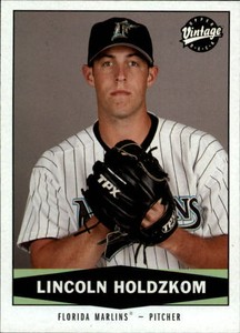 2004 Upper Deck Vintage Baseball Card #487 Lincoln Holdzkom Rookie