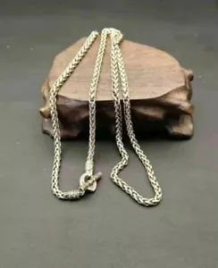 Seltene chinesische Miao Tibetisches Silber Handarbeit Halskette Schmuck edles Geschenk - Bild 1 von 6