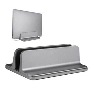 Supporto per notebook verticale regolabile in alluminio supporto per laptop supporti per tablet portatile - Foto 1 di 15