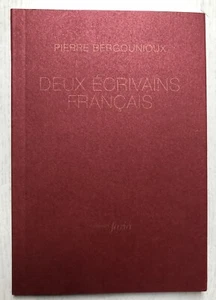 EO  2009 P. BERGOUNIOUX : DEUX ECRIVAINS FRANCAIS (J. GRACQ & CLAUDE SIMON) - Imagen 1 de 3