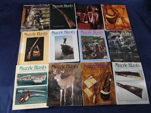 2002 Muzzle Blasts Magazine Complete Year 12 Issues Guns Rifles Black Powder - Picture 1 of 7
