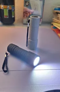 ZERODARK Rubberized Grip Flashlights - 120 Lumens 40X Brighter w/ BATTERIES - Picture 1 of 6