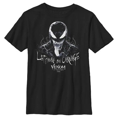 Marvel Venom - "Let There be Carnage" Black and White T-Shirt Size LT - Image 1 of 3