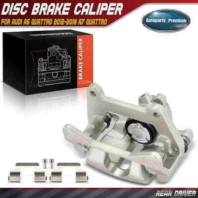 Задний левый тормозной суппорт с кронштейном для Audi A6 Quattro 2012-2018 A7 Quattro Q5 - Изображение 1 из 4