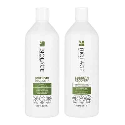Matrix Biolage Strength Recovery Shampoo and Conditioner 33.8 oz Duo Set - Image 1 of 4