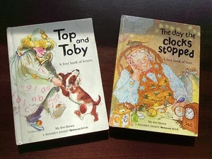 Readers Digest My First Library 1981 Vintage Top And Toby Plus DayClocks Stopped - Picture 1 of 5