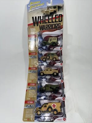 Johnny Lightning Military Wheeled Warriors Lot of 5  Humvee Dodge Jeep 2019 Lmtd - Image 1 of 4